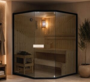 Finská sauna Sanotechnik Falun XL 150x150x200 cm