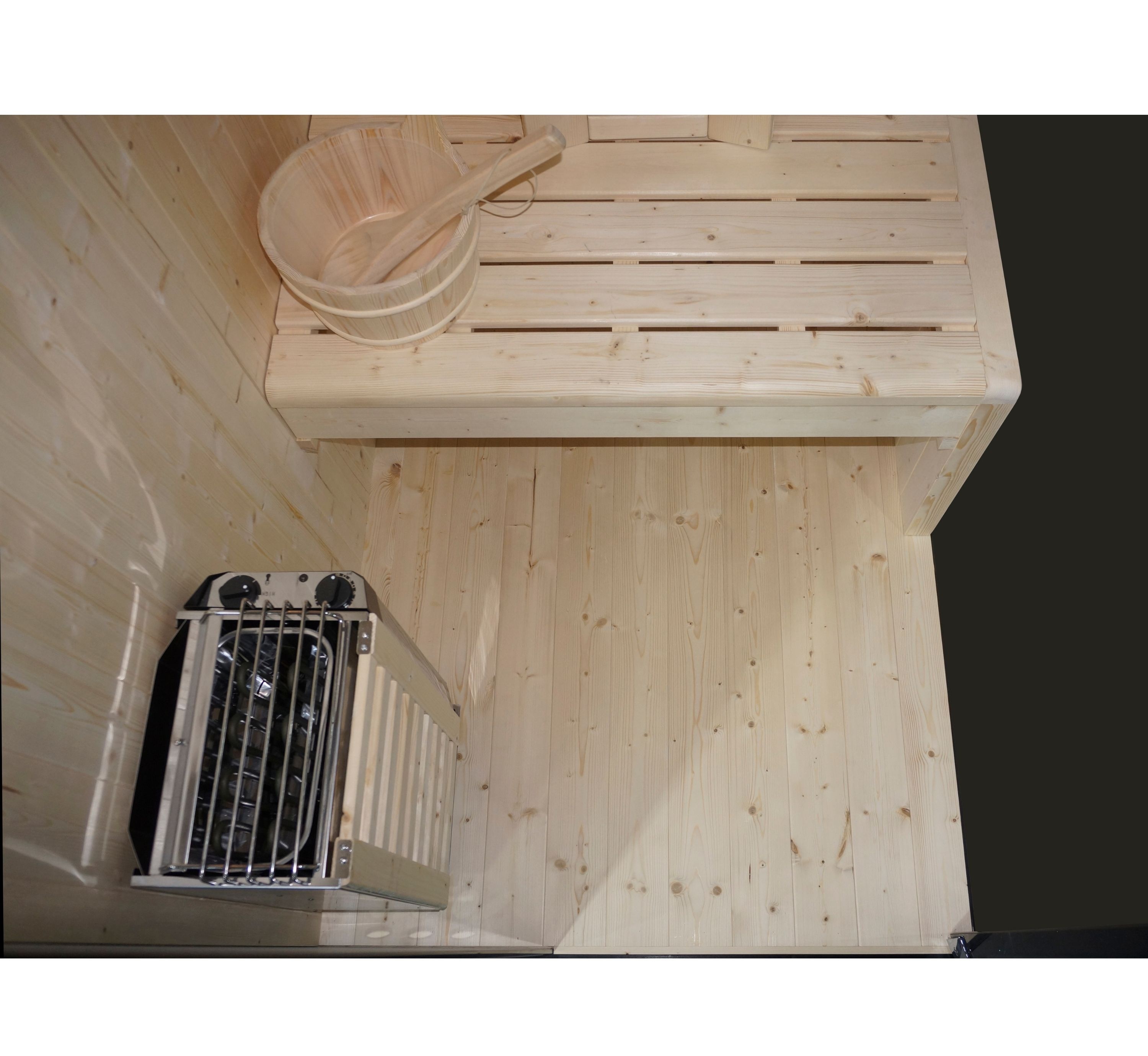Kombinovaná Finska sauna s infrakabínou 2v1 Sanotechnik Glacier S 100x120x200 cm