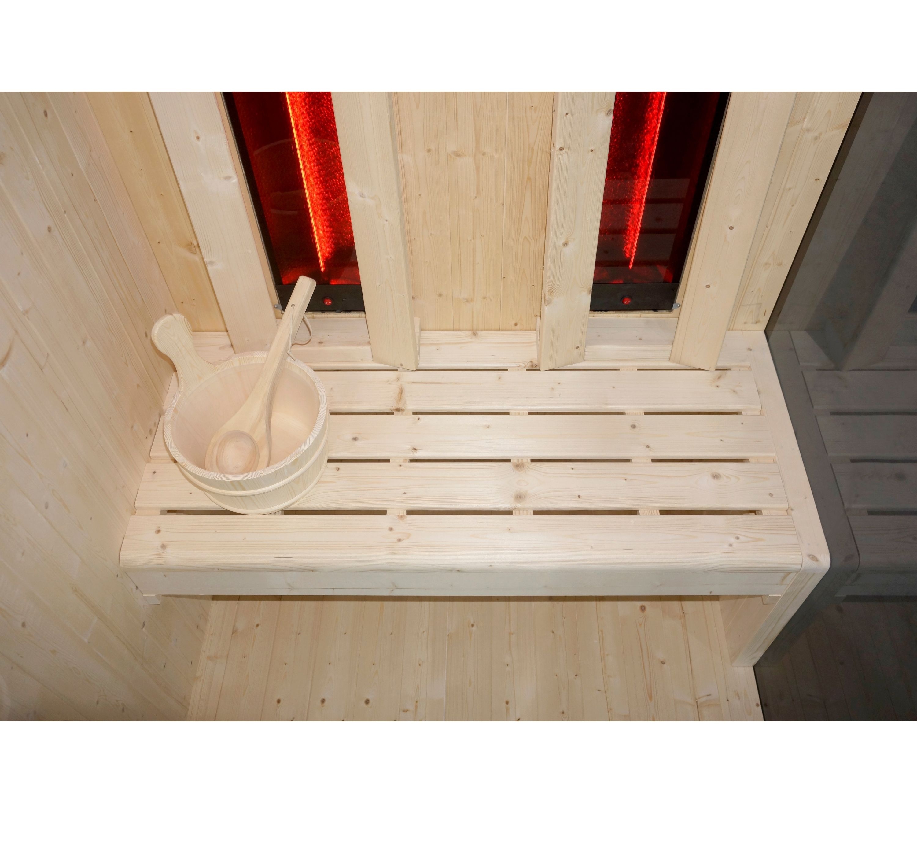 Kombinovaná sauna s infrakabínou 2v1 Sanotechnik Glacier M 120x120x200 cm
