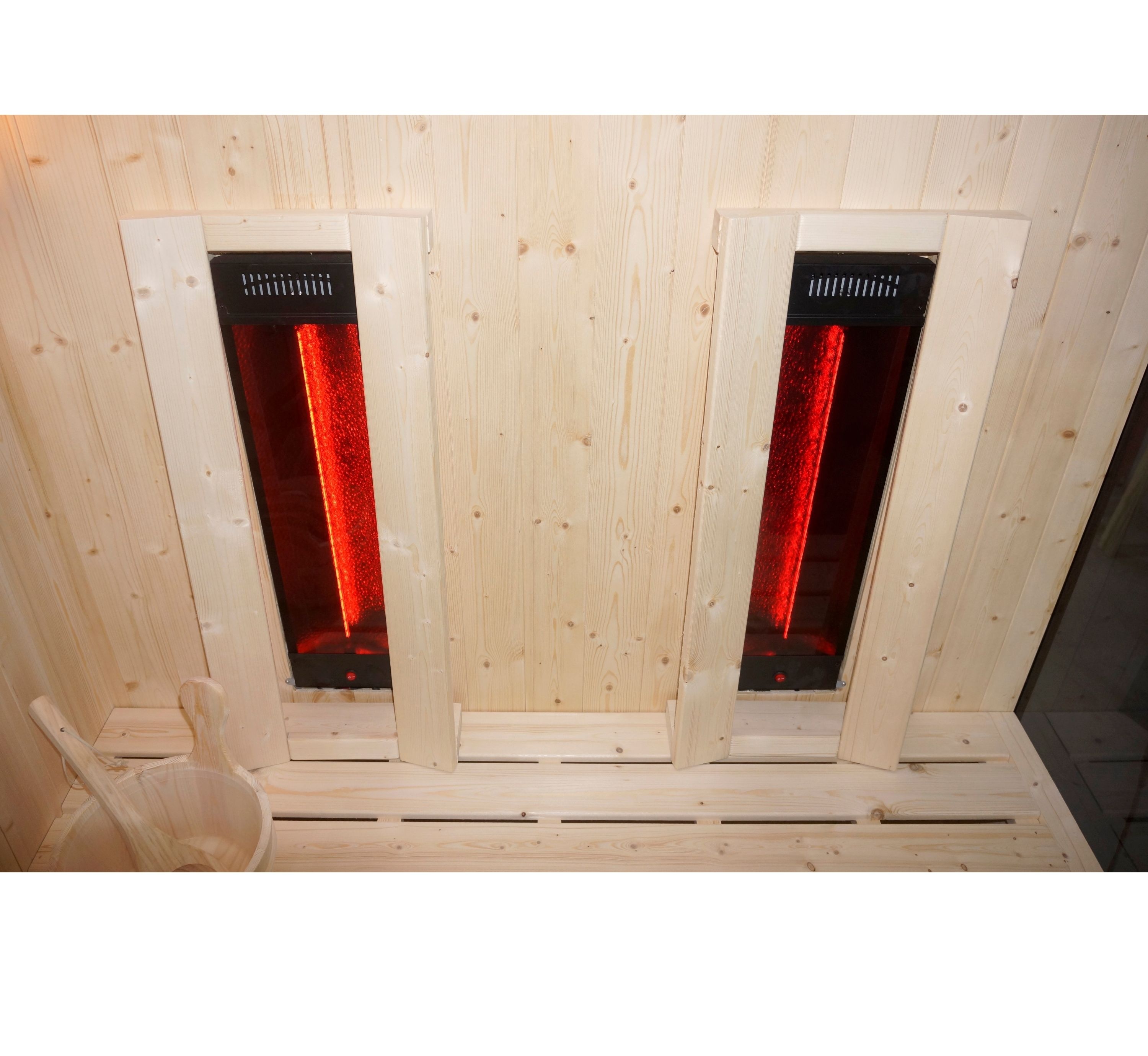 Kombinovaná sauna s infrakabínou 2v1 Sanotechnik Glacier L 150x120x200 cm