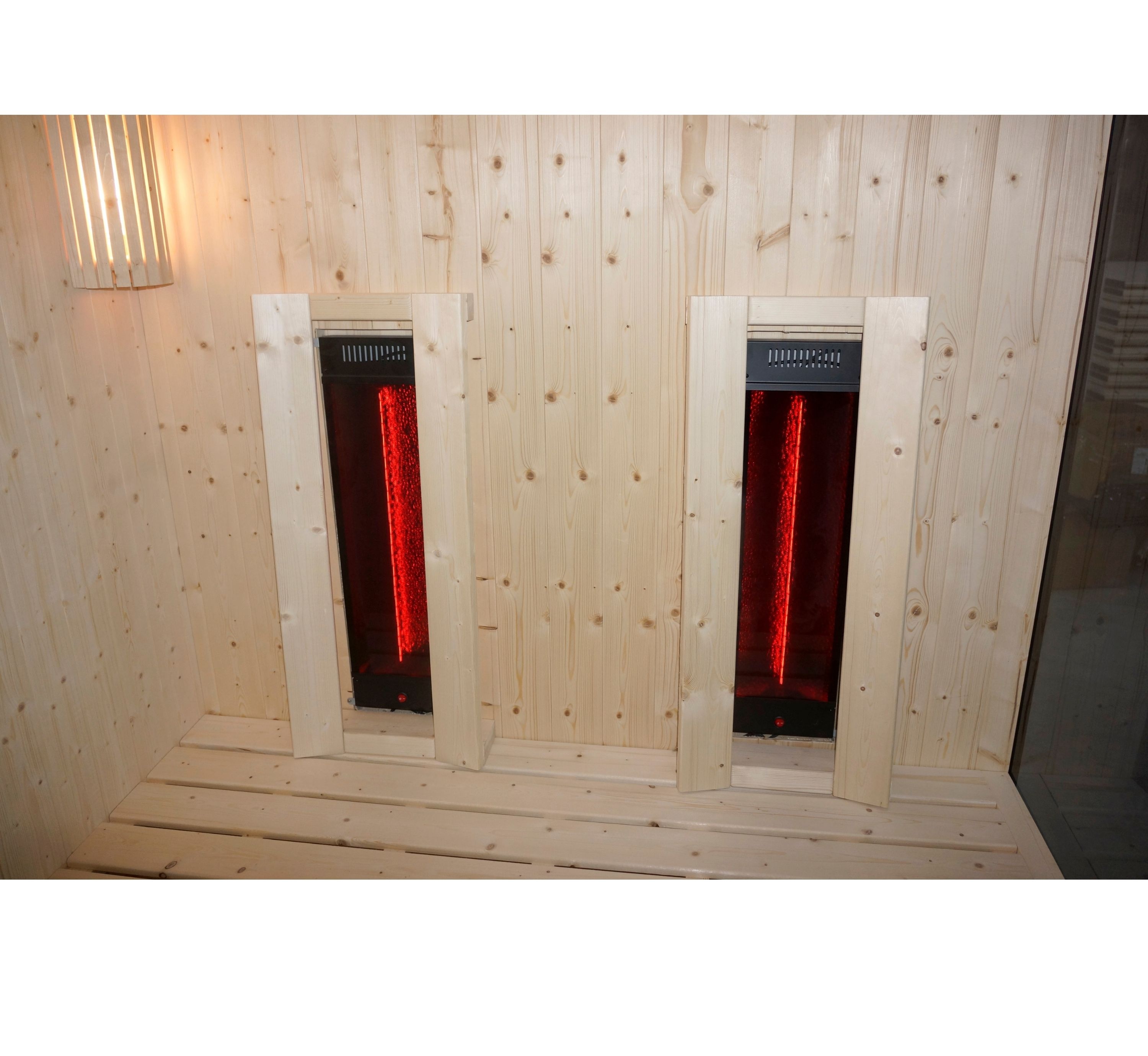 Kombinovaná sauna s infrakabínou 2v1 Sanotechnik Glacier XL 150x150x200 cm