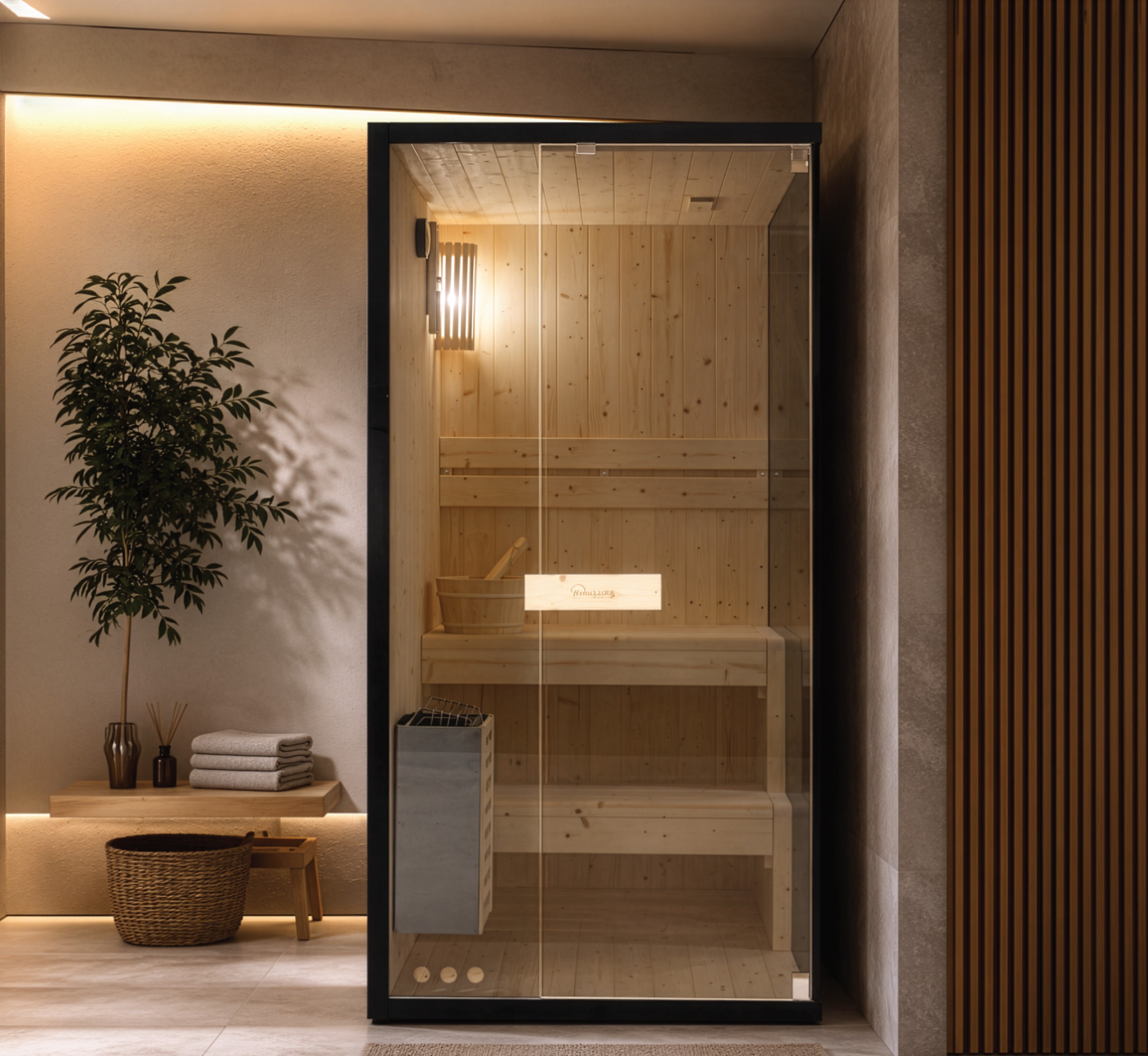 Finská sauna Sanotechnik Falun S 100x120x200 cm